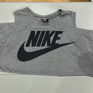 NWOT men’s 2XL Nike sleeveless sport jersey tank top heathered grey